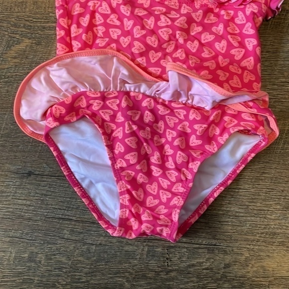 Pink Platinum Girl’s One Piece Swimsuit Size 4T - Picture 4 of 6